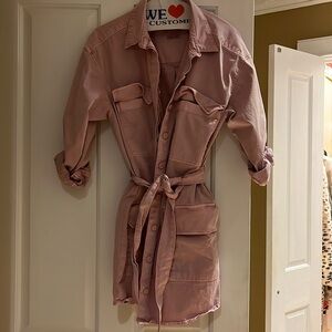 Belted shirt dress A&F EUC